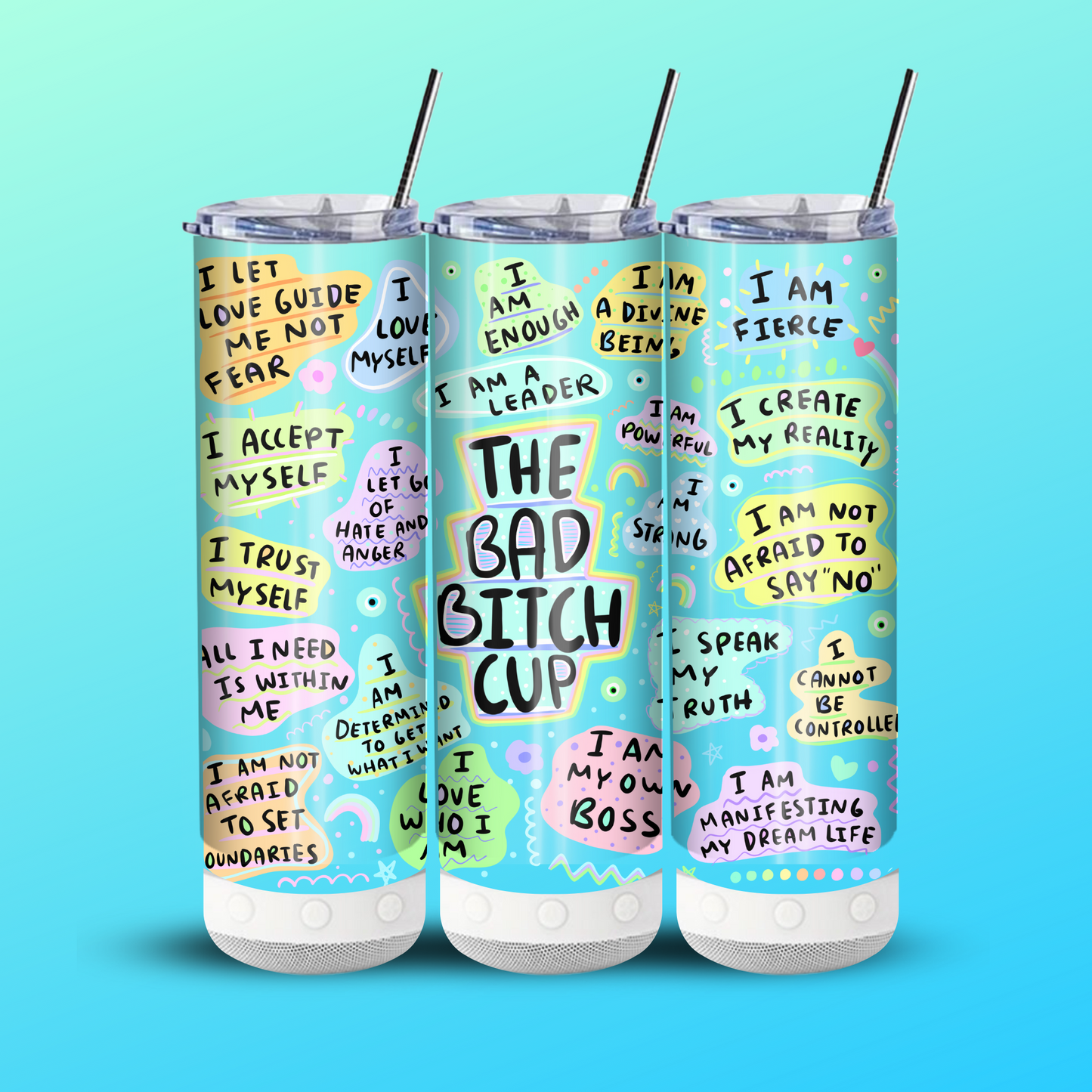 Bad B**ch Bluetooth Speaker Tumbler