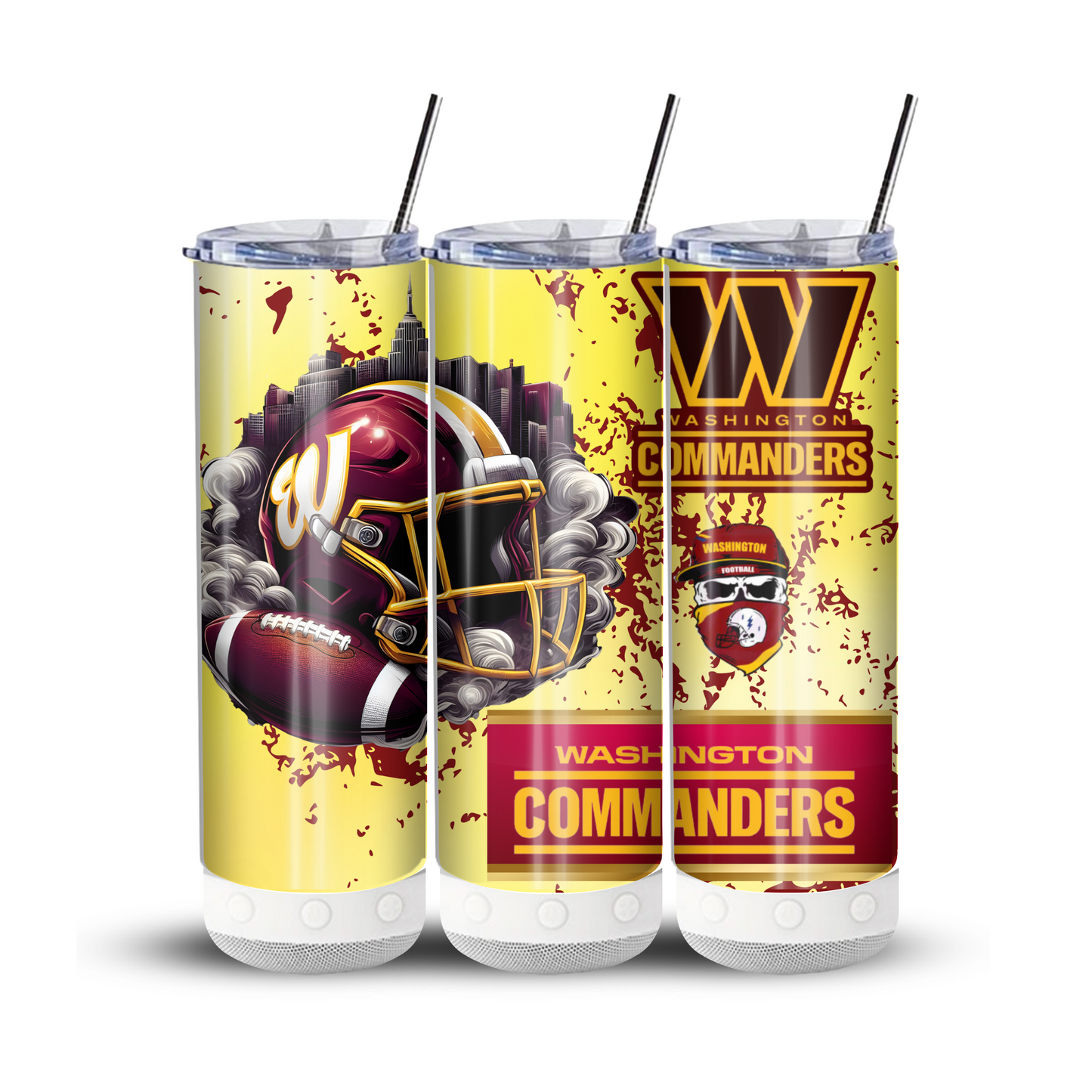Washington Commanders Bluetooth Speaker Tumbler