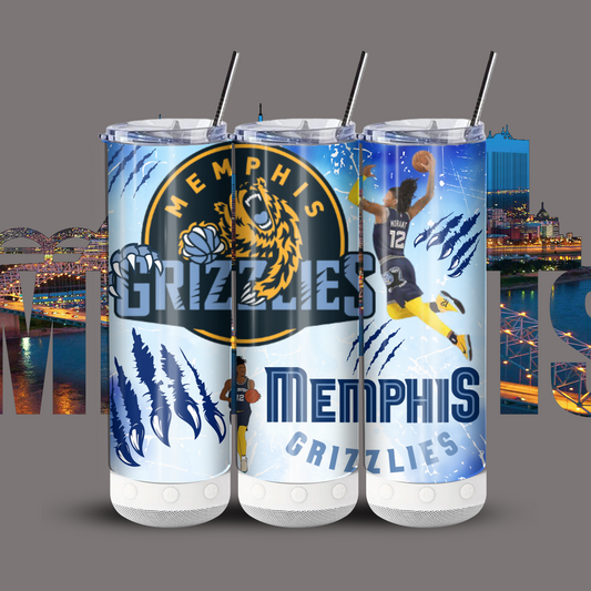 Memphis Grizzlies Bluetooth Speaker Tumbler